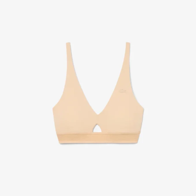 Perforated Band Microfiber Bra