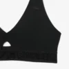 Perforated Band Microfiber Bra