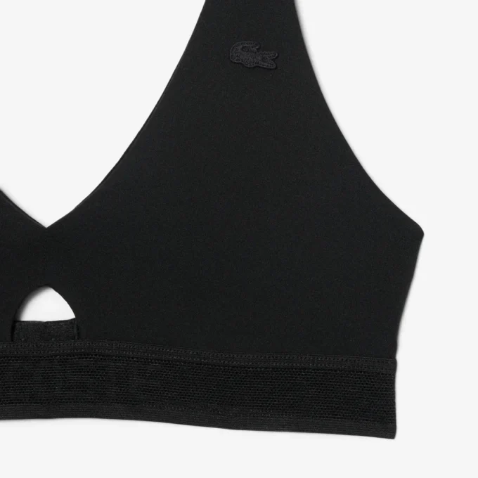 Perforated Band Microfiber Bra
