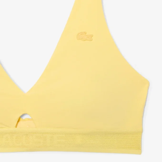 Perforated Band Microfiber Bra
