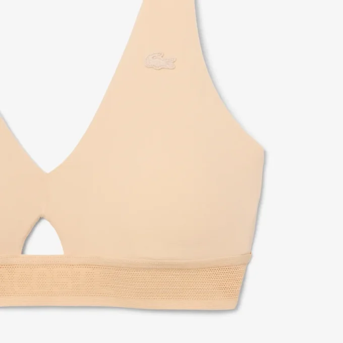 Perforated Band Microfiber Bra