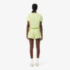 Pleated Cotton Shorts