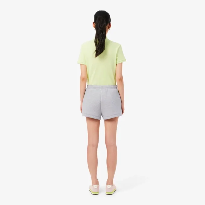 Pleated Cotton Shorts