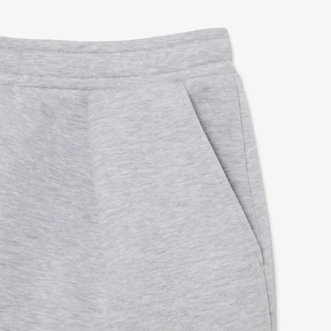 Pleated Cotton Shorts