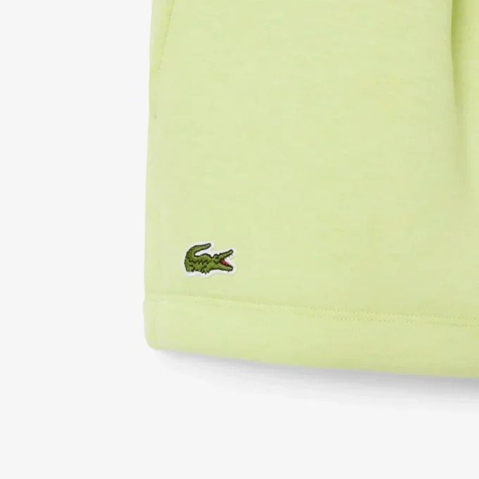 Pleated Cotton Shorts
