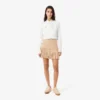 Pleated Cotton Skirt