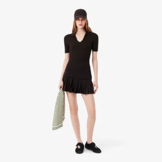Pleated Cotton Skirt