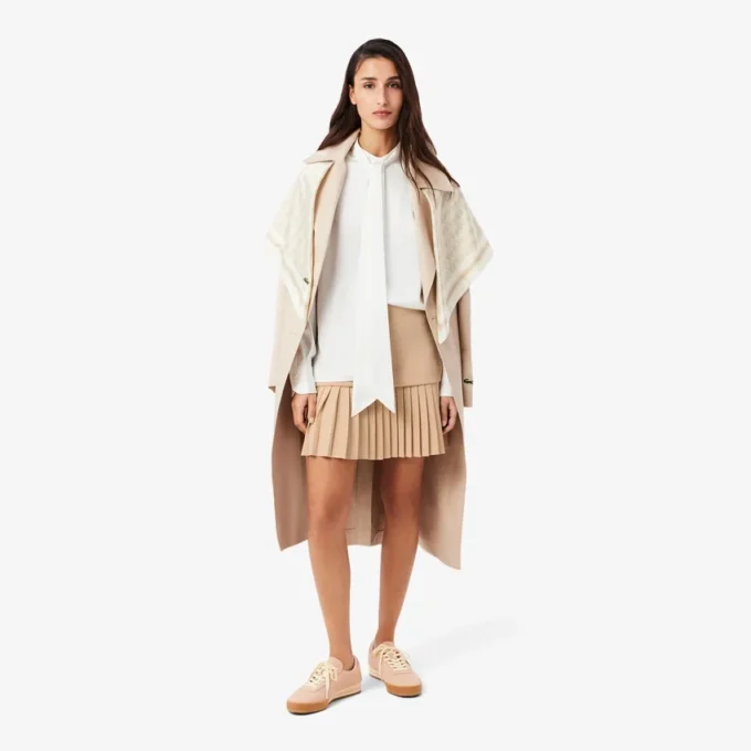 Pleated Cotton Skirt