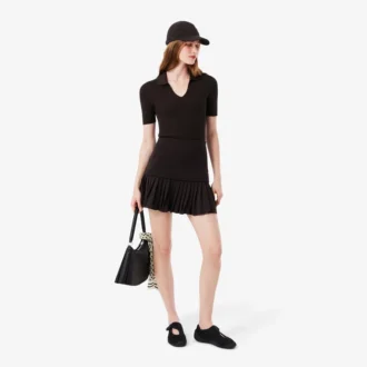 Pleated Cotton Skirt
