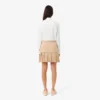 Pleated Cotton Skirt
