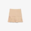 Pleated Cotton Skirt