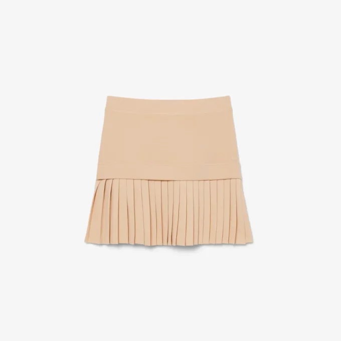 Pleated Cotton Skirt