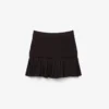 Pleated Cotton Skirt