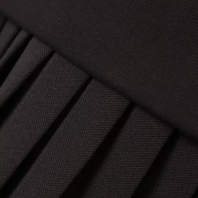 Pleated Cotton Skirt