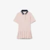 Pleated Skirt Piqua Polo Dress