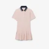 Pleated Skirt Piqua Polo Dress