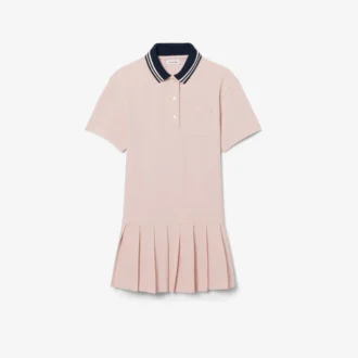 Pleated Skirt Piqua Polo Dress