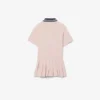 Pleated Skirt Piqua Polo Dress
