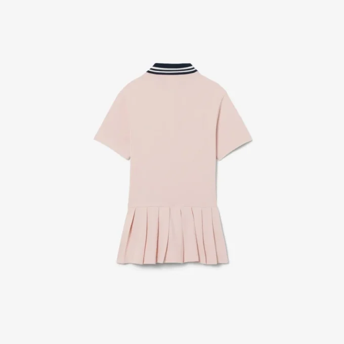 Pleated Skirt Piqua Polo Dress