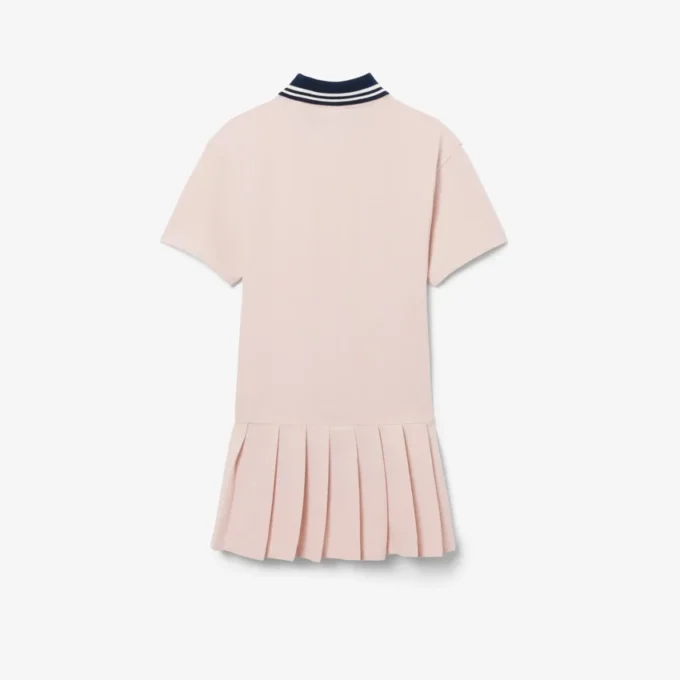 Pleated Skirt Piqua Polo Dress