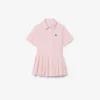 Poplin Pleat Skirt Shirt Dress