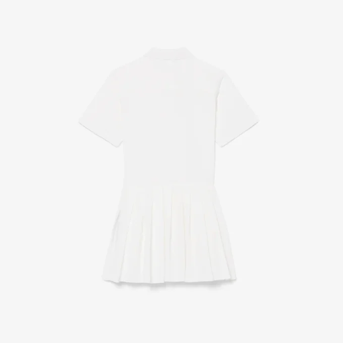 Poplin Pleat Skirt Shirt Dress