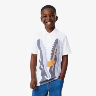 Printed Cotton Polo