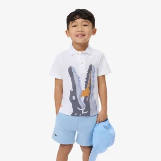 Printed Cotton Polo