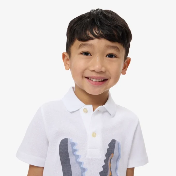 Printed Cotton Polo