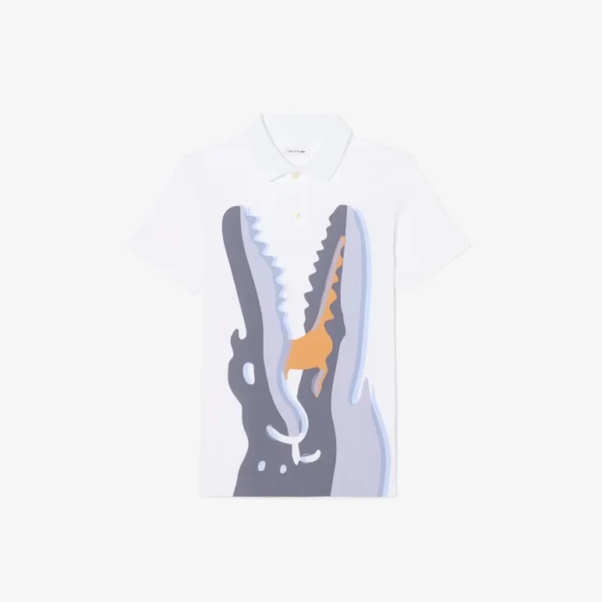 Printed Cotton Polo