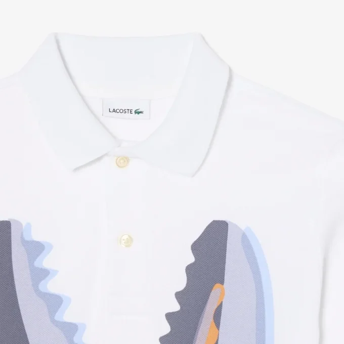 Printed Cotton Polo