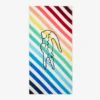 Rainbow Big Croc Beach Towel