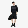 Regular Fit Colorblock Fleece Shorts