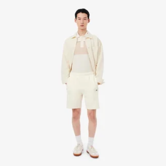 Regular Fit Colorblock Fleece Shorts