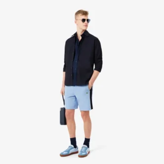 Regular Fit Colorblock Fleece Shorts
