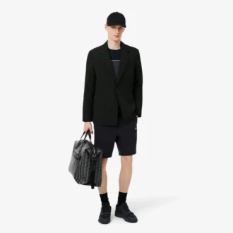 Regular Fit Colorblock Fleece Shorts