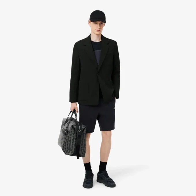 Regular Fit Colorblock Fleece Shorts