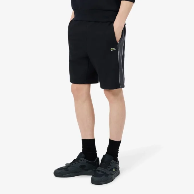 Regular Fit Colorblock Fleece Shorts