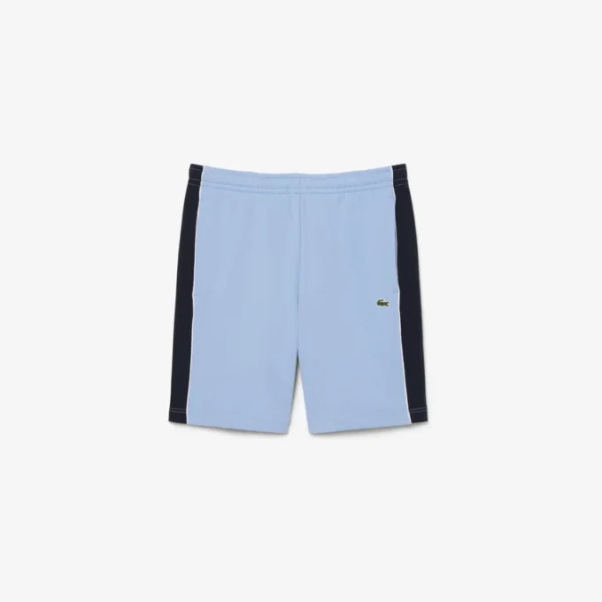 Regular Fit Colorblock Fleece Shorts