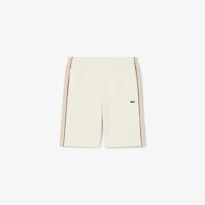 Regular Fit Colorblock Fleece Shorts