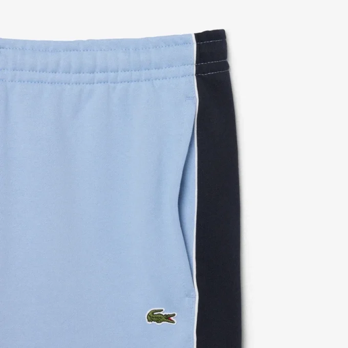 Regular Fit Colorblock Fleece Shorts