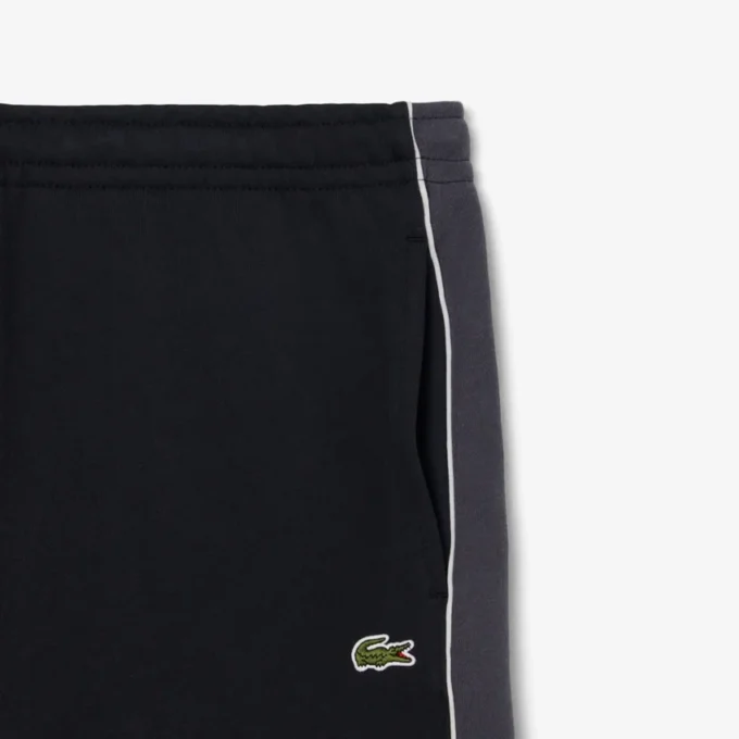 Regular Fit Colorblock Fleece Shorts
