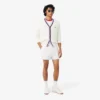 Regular Fit Contrast Trim Double Face Shorts
