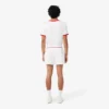 Regular Fit Contrast Trim Double Face Shorts