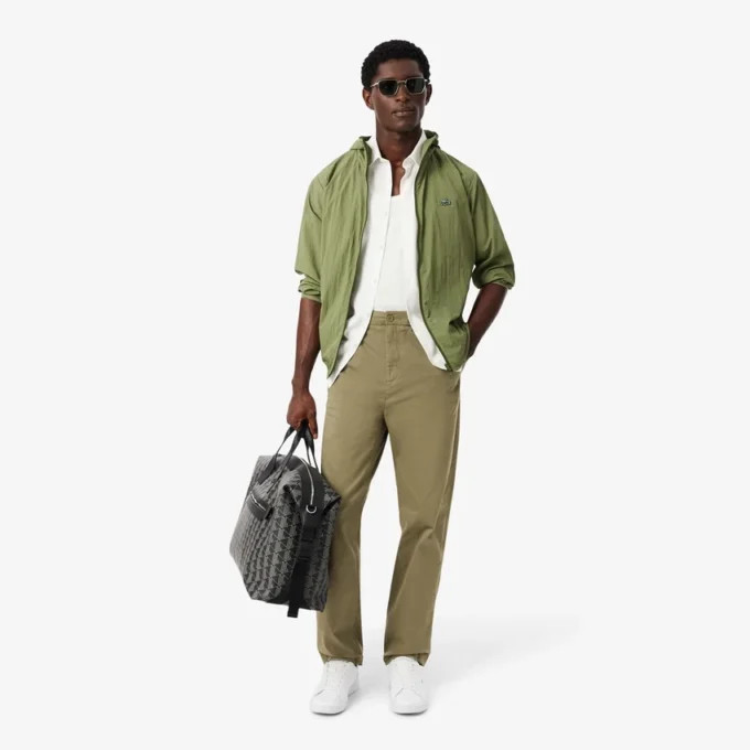 Regular Fit Cotton Twill Chino Pants