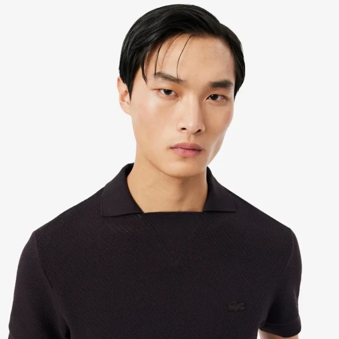Regular Fit Lacy Cotton Polo