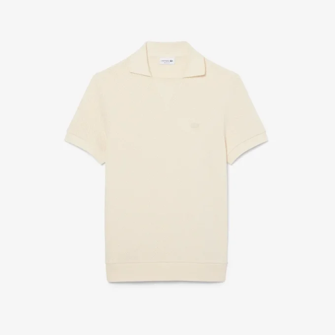 Regular Fit Lacy Cotton Polo