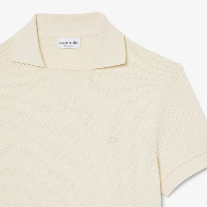 Regular Fit Lacy Cotton Polo