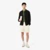 Regular Fit Linen Blend Twill Shorts