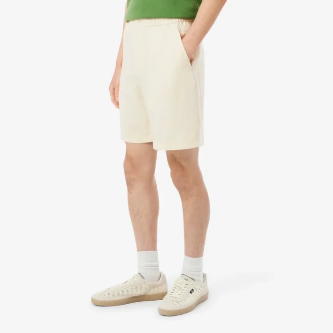 Regular Fit Linen Blend Twill Shorts